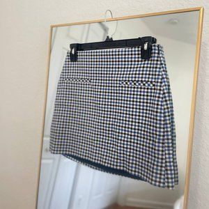 ZARA -  Plaid mini skirt